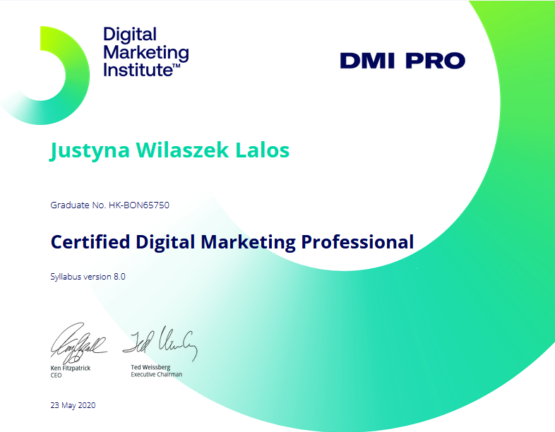 certified digital marketing professional